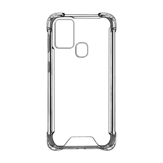 Capa de Silicone com Cantos Duras para Samsung Galaxy M31 Transparente